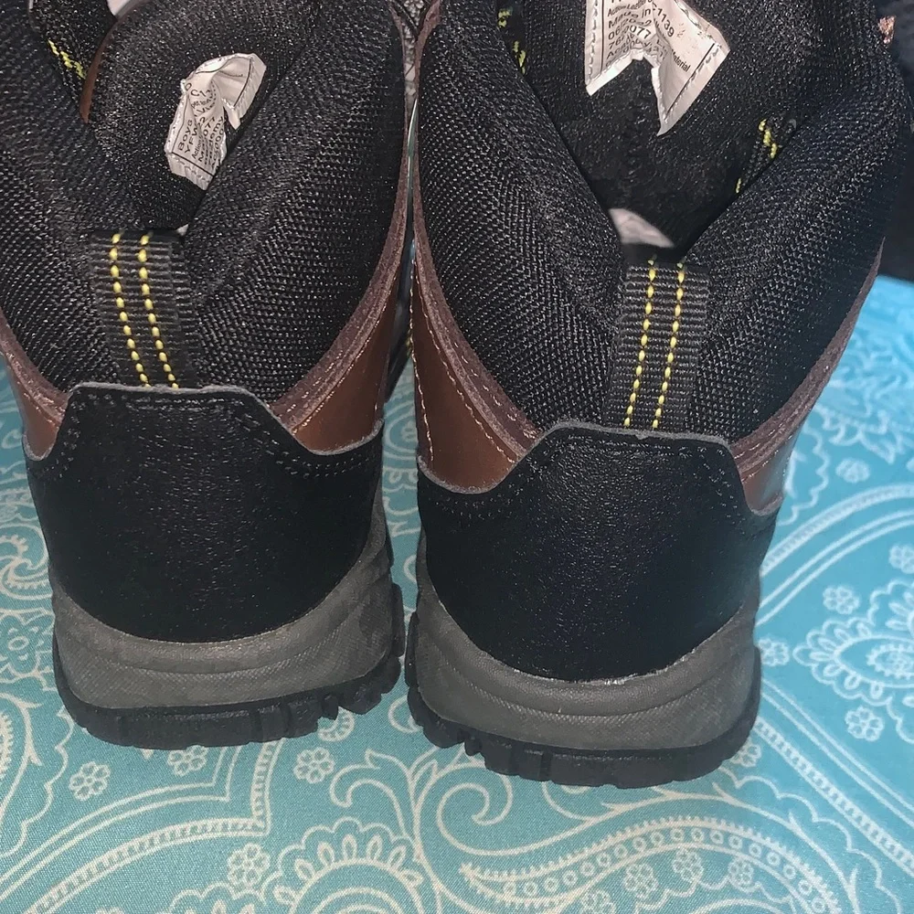 Magellan Outdoors Brown and Black Kids Waterproof Hiking Boots